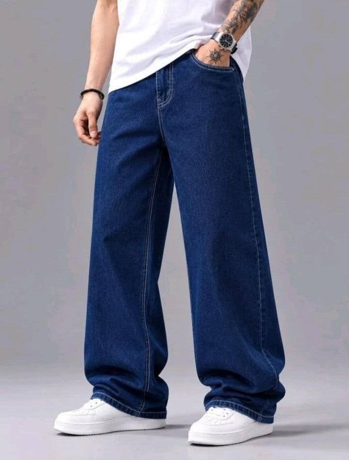 Classic Baggy Wide Leg Jeans Unisex