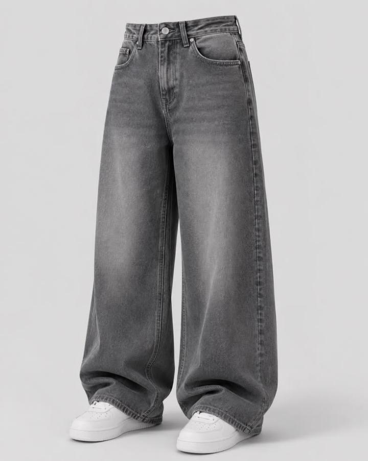 Classic Baggy Wide Leg Jeans Unisex
