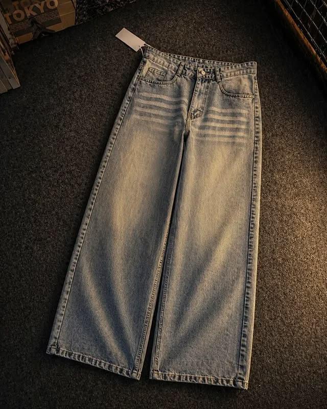 Classic Baggy Wide Leg Jeans Unisex