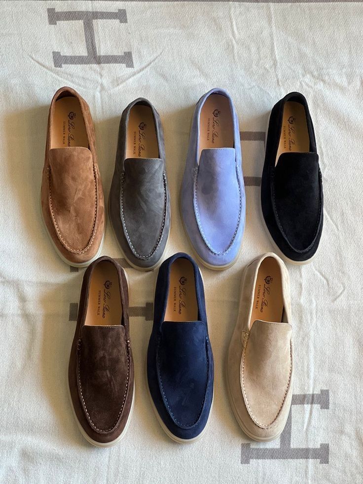 Relaxed Suede-Effect Slip-On Loafers – Gallery / Multi-color product view